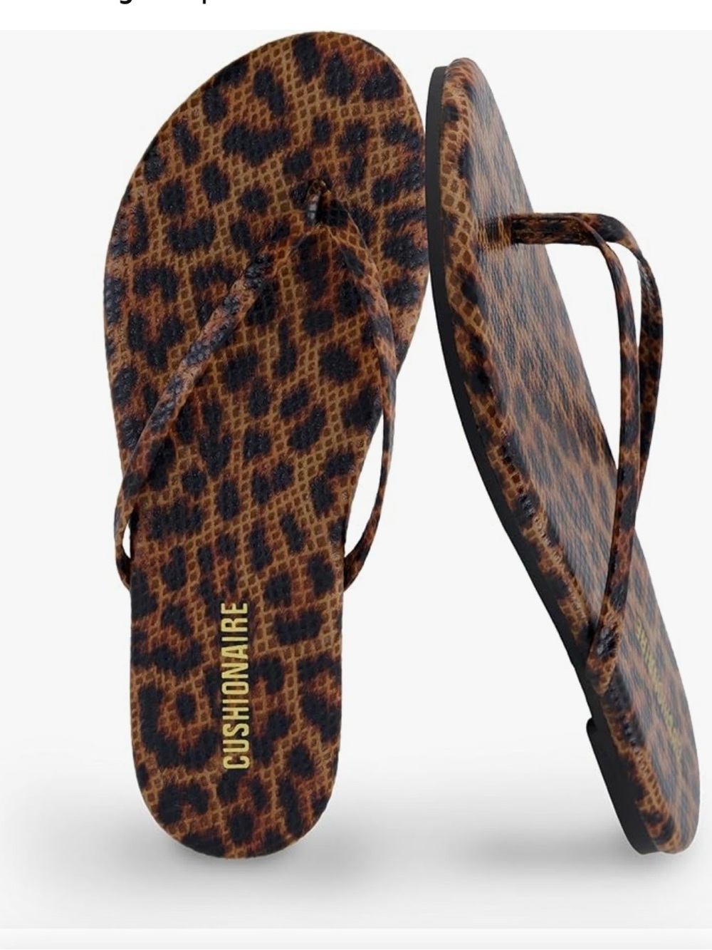 Cushionaire Leopard Print Flip Flop Sandals - Brown
New Without Tags
Never worn